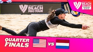 NussKloth vs StamSchoon  Quarter Finals Highlights  Gstaad 2024 BeachProTour [upl. by Ziana]