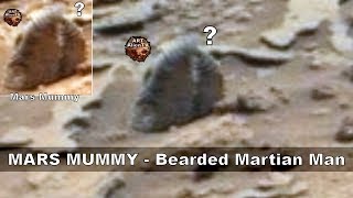 MARS MUMMY or STATUE  Bearded Martian Man  ArtAlienTV [upl. by Aetnahs678]