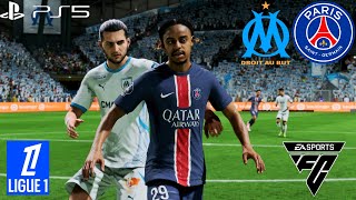 FC 25  OM VS PSG  LIGUE 1 MCDONALD’S 2425  ULTRA RÉALISME 4K PS5  STADE VÉLODROME [upl. by Kenward499]