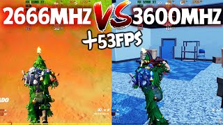 2666mhz vs 3600mhz  hay diferencia 🔥 [upl. by Liatris]