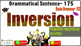 Inversion  Grammatical Sentence 175  Basic Grammar Class112 [upl. by Goldsmith764]