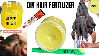 This DIY Hair Fertilizer Is Just 100 WOW 😮 For Massive Hair Growth [upl. by Nirej]