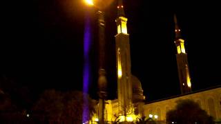 Emir Abdelkader Mosque at night  Constantine  Algeria [upl. by Arehsat]