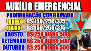 PRORROGAÇÃO CONFIRMADO DO AUXÍLIO EMERGENCIAL 2021 VALOR PODERÁ SER R 250500  GUEDES FOI INFELIZ [upl. by Kcirrez544]