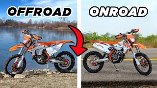 KTM 250 EXCF First Impressions OnroadOffroad [upl. by Almeta]