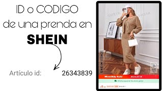 COMO OBTENER EL ID O CODIGO DE UNA PRENDA EN SHEIN DESDE REPÚBLICA DOMINICANA TUTORIAL PASO A PASO [upl. by Heger]