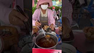 Crispy fried tofu with plums sauce  thai street food [upl. by Lauber710]