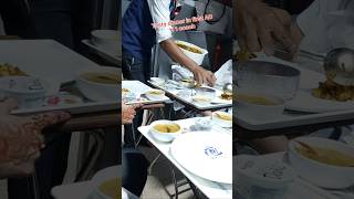 Hot and tasty dinner served in Rajdhani express first AC [upl. by Gnihc]