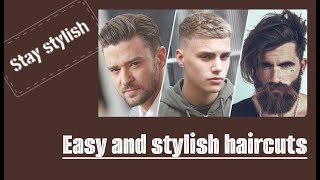 Top Easy amp Stylish Mens Haircuts for 2024 Transform Your Look [upl. by Enitram]