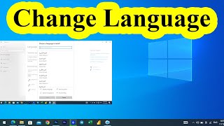 How To Change Language in Windows 10  11 [upl. by Shayla]