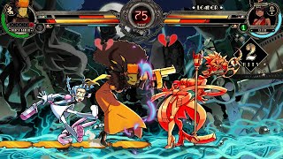 ANNIE amp BLACK DAHLIA vs ELIZA amp MS FORTUNE Nightmare Skullgirls 2nd Encore [upl. by Nealy118]