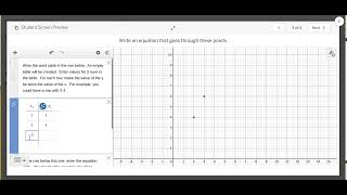 Desmos 7th 1 Create a table and a proportional equation [upl. by Alek607]