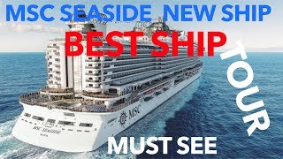 MSC Seaside Review  Full Walkthrough Tour  MSC Cruise Lines [upl. by Ayila]