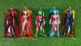 Ultraman Toys In Colored Plastic  Ultraman Belial Ultraman Taro Ultraman Geed Ultraman Tregear [upl. by Ricarda]