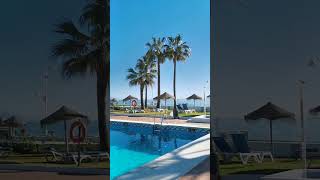 Hotel pool Melia Resorts MÁLAGA Spain 24 enero 2024 Sol Guadalmar [upl. by Ecirtaemed701]