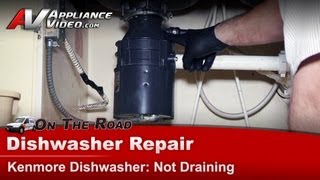 Kenmore Dishwasher Repair  Not Draining  58214409480 [upl. by Delsman967]