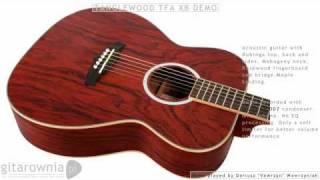 TANGLEWOOD TFA XB acoustic guitar  Demo Soundcheck [upl. by Wing]