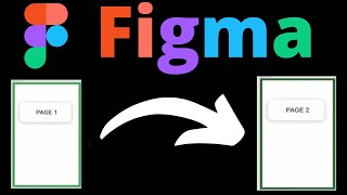 Move from one screen to another on button click in Figma  Figma tutorial [upl. by Iden]