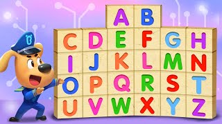 Learn the Alphabet with Sheriff  ABC Song  Educational  Kids Cartoon  Sheriff Labrador  BabyBus [upl. by Barby672]