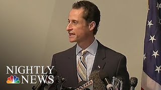 Anthony Weiner Pleads Guilty Over Sexting Teen ‘I Have A Sickness’  NBC Nightly News [upl. by Ayhtnic]