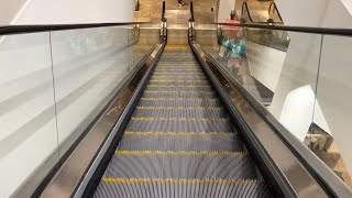 Birmingham England 2x ThyssenKrupp Escalator ride at NEXT  Bullring Centre store [upl. by Gem473]