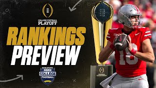 College Football Playoff Rankings PREVIEW Week 12  Inside College Football [upl. by Winshell]