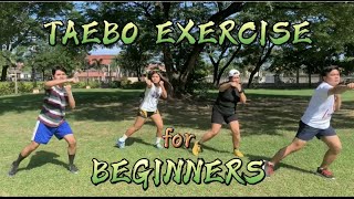 Basic TAEBO Exercise  MORE VIDEO LINKS ON THE DESCRIPTION [upl. by Arob]