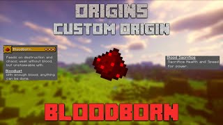 Custom Origin Bloodborn  Minecraft Origins Mod [upl. by Cooperstein970]