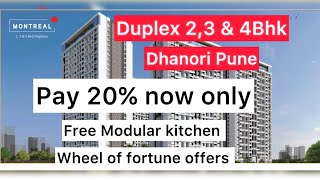 Luxurious 23 amp 4Bhk Duplex Flats Pride World City Dhanori Pune  Pride world city  property [upl. by Montano235]