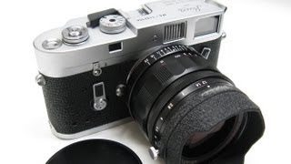 Leica M4  NOKTON 35mm F12 Aspherical [upl. by Bohlen]