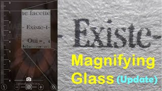 Magnifying Glass Update [upl. by Ynnavoeg840]