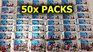 Opening 50x PACKS of PANINI Premier League 2024 stickers  Mikes Cards and Stickers  443 [upl. by Wrigley]