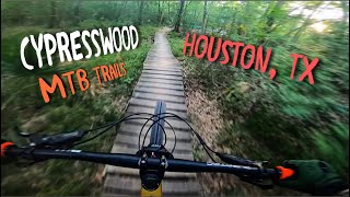 Scenic Flow at Cypresswood Mountain Biking Trails Houston Texas MTB [upl. by Neirol]