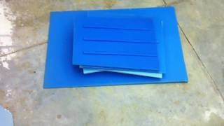 Drainboard mold inserts for integral concrete drain boards [upl. by Annayk]