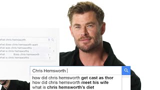 Chris Hemsworth Answers the Webs Most Searched Questions  WIRED [upl. by Finegan]