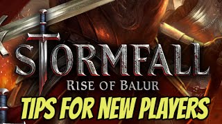 Stormfall  Rise of Balur  TOP 5 Tips for New players iOS Gameplay [upl. by Hairam956]