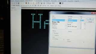 How to Build an LED Display 4 Scrolling TEXT WS2801 LEDs [upl. by Godderd]