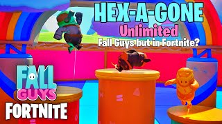 Fall Guys HexAGone but in Fortnite [upl. by Beka]