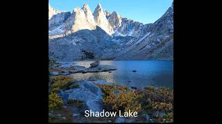 Hiking To Shadow Lake In The Wind River Range An Incredible Experience hikingtrail shorts [upl. by Rosalind]