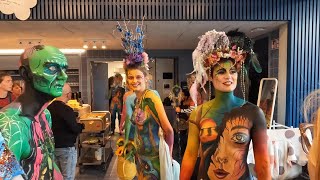 Belgian Bodypaint Championship best body art part 1 [upl. by Llevram]