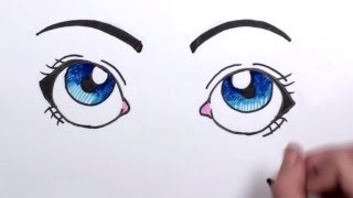 How to Draw Cartoon Eyes  MLT [upl. by Markiv]