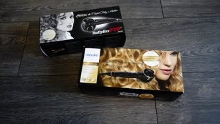 Babyliss Pro Miracurl vs Philips ProCare Auto Curler [upl. by Kolb]