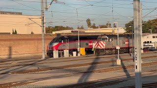 Going By the Newhall Yard amp Caltrain Yard [upl. by Rellim]