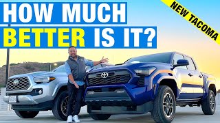 AllNew 2024 Toyota Tacoma vs 2023 Tacoma  That Much Better  Interior Powertrain amp More [upl. by Notnirb906]