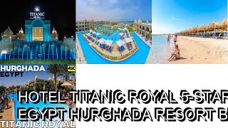 Hotel Titanic Royal 5 star Egypt Hurghada Resort Beach [upl. by Willow]