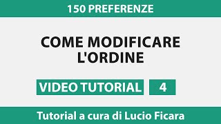 150 preferenze Gps 2023 come modificare l’ordine  VIDEO TUTORIAL [upl. by Steck]