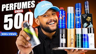 11 Best PerfumesDeodorants Under 500 For Men  Perfume Haul Review 2023  ONE CHANCE [upl. by Drawyeh]