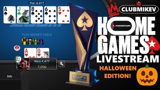 🔴 LIVE PokerStars Home Games ♠️ Halloween Edition 🎃 October 31 2024 [upl. by Novikoff]