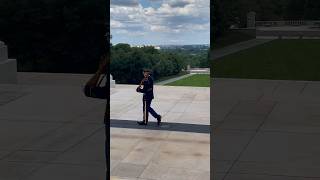 Tomb of the Unknown Soldier at Arlington Cemetery on July 4th 2023 [upl. by Sells409]