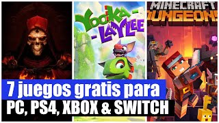 7 JUEGOS PARA DESCARGAR GRATIS EN PC PS4 XBOX amp SWITCH  AGOSTO 20 [upl. by Lledrac]